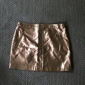 Shiny Gold Skirt (ONLY WORN ONCE)